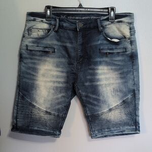 SPRING Versace V19-69 Shorts Men's 38 Abbigliamento Sportivo SRL Denim
